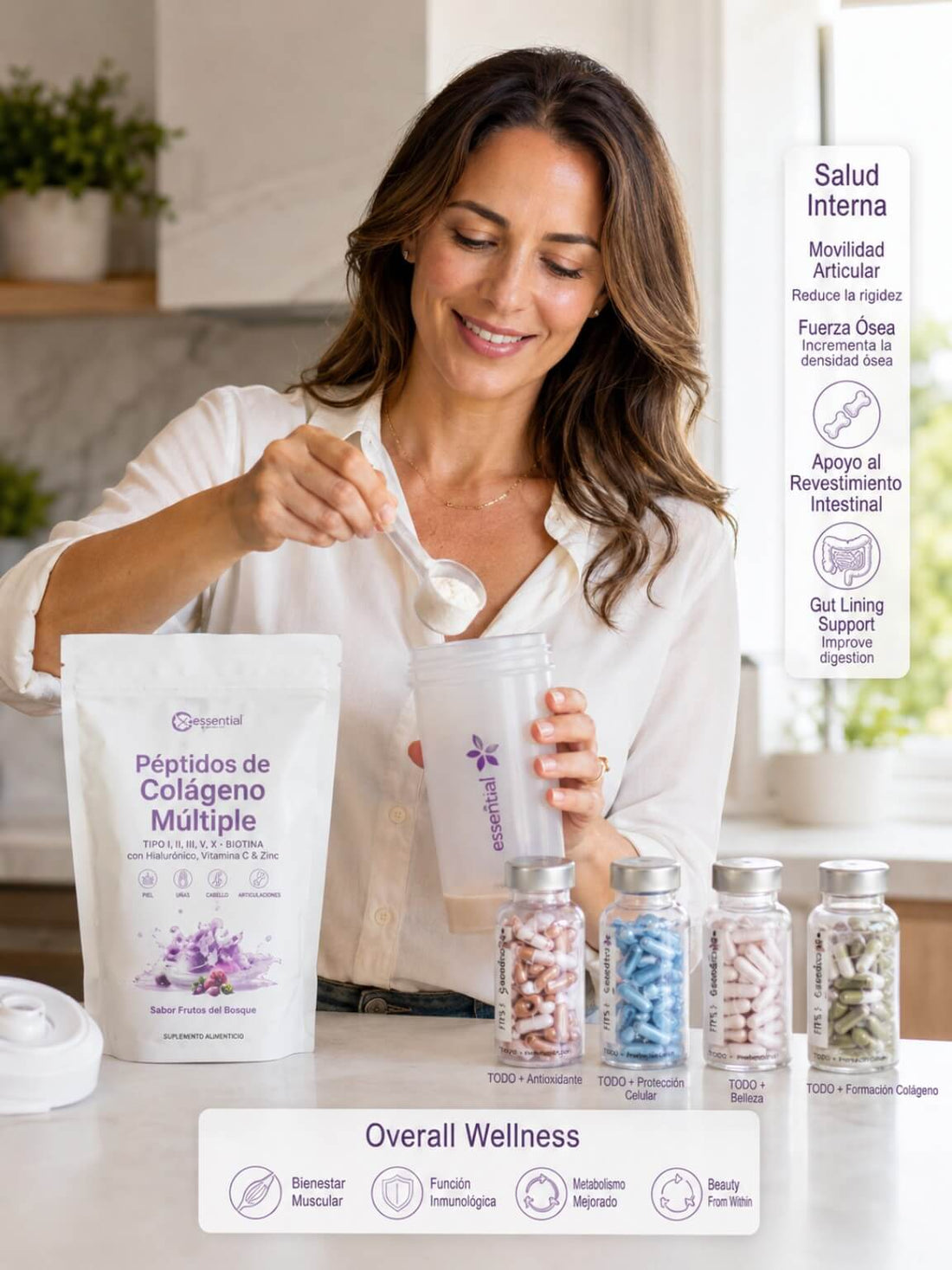 COLÁGENO PREMIUM CON PÉPTIDOS + ENVÍO GRATIS